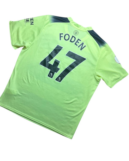 Manchester City Football Shirt 2022/2023 Third Foden 47 (XL)