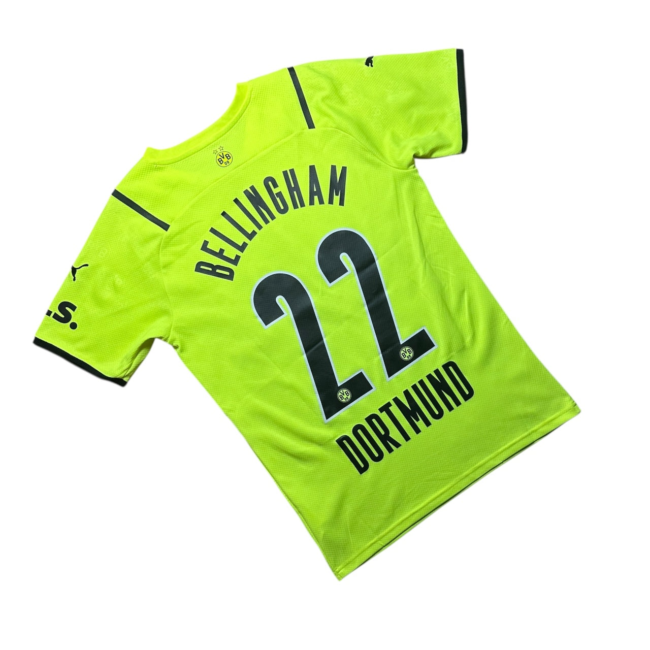 Borussia Dortmund Football Shirt 2021/2022 Cup Home Bellingham 22 (S)