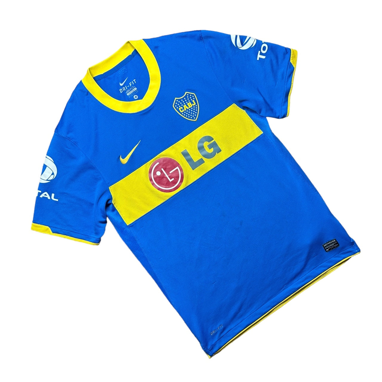 Boca Juniors 2010/2011 Home Football Shirt (S)