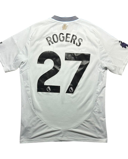 Aston Villa Football Shirt Away 2024/2025 Rogers 27 (M)