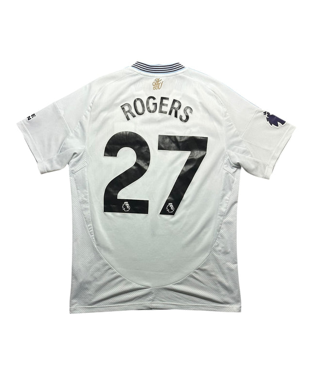 Aston Villa Football Shirt Away 2024/2025 Rogers 27 (M)