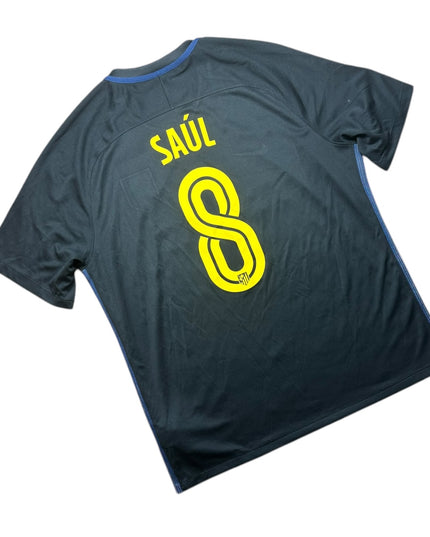 Atletico Madrid Football Shirt 2016/2017 Away Saul 8 (XL)