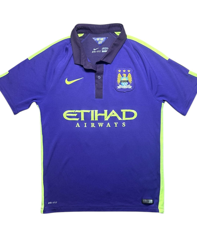 Manchester City Football Shirt 2014/2015 Third Kun Aguero 16 (M)