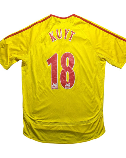 Liverpool Football Shirt Away 2006/2007 Kuyt 18 (M)