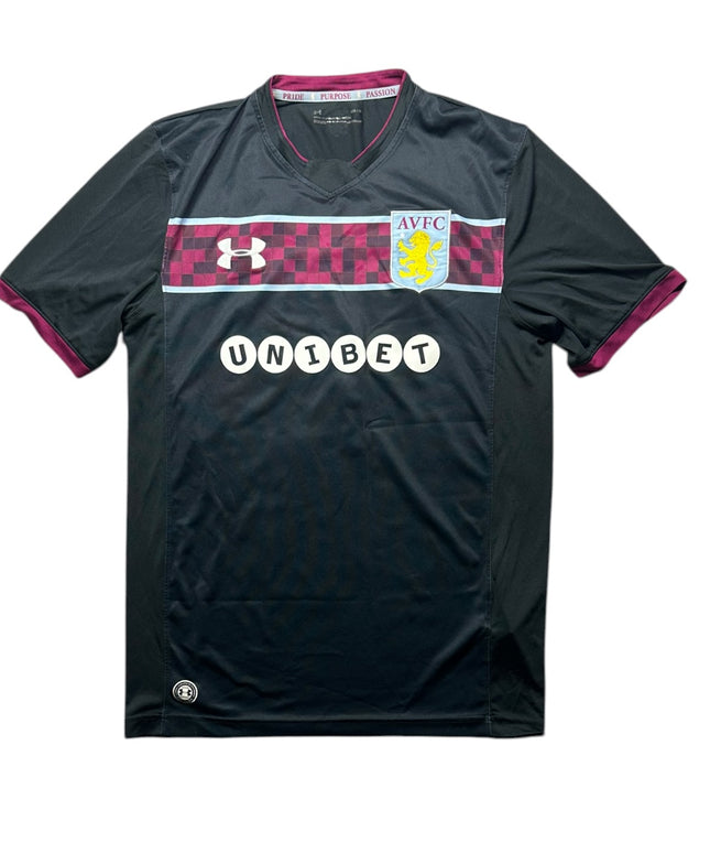 Aston Villa Football Shirt Away 2017/2018 Terry 26 (M)