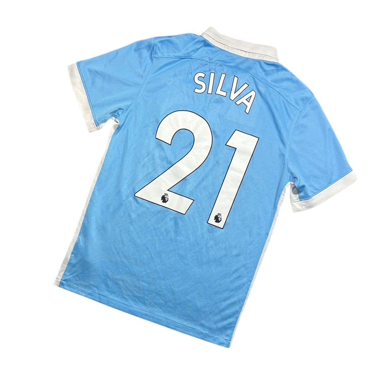 Manchester City Football Shirt 2015/2016 Home Silva 21 (S)