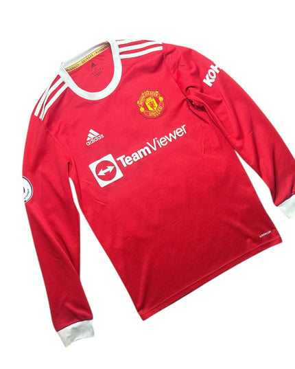 Manchester United Football Shirt 2021/2022 Home Ronaldo 7 L/S (S)