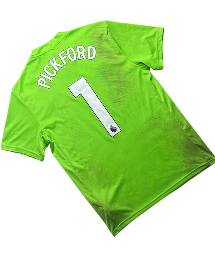 Everton Football Shirt Match Worn and Signed 2024/2025 Pickford 1 (M)