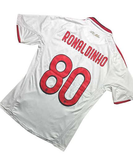 AC Milan 2009/2010 Away Football Shirt Ronaldinho (80)