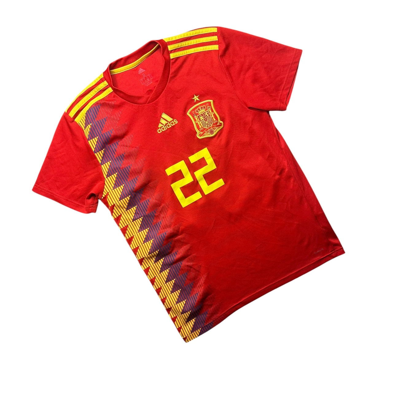 Spain Football Shirt Home 2017/2019 Isco 22 (S)