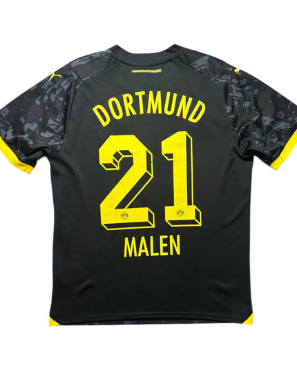 Borussia Dortmund Football Shirt Away 2023/2024 Malen 21 (L)