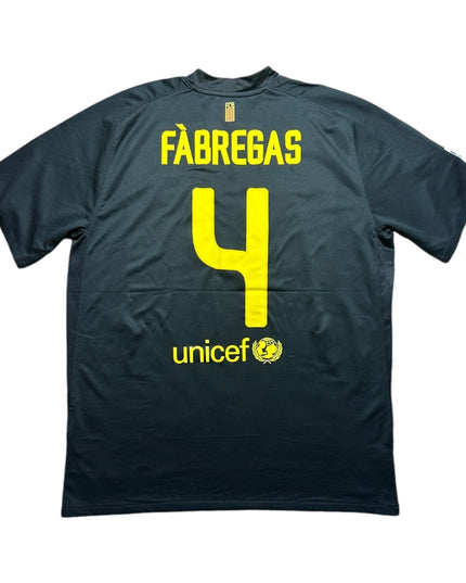 Barcelona FC 2011/2012 Away Football Shirt Fabregas 4 (XL)