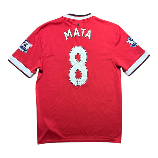 Manchester United Football Shirt 2014/2015 Home Mata 8 (M)