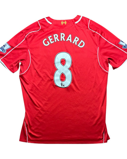 Liverpool Football Shirt 2014/2015 Home Gerrard 8 (XL)
