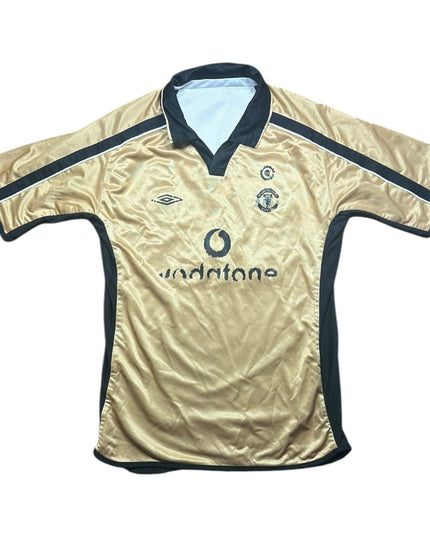 Manchester United Football Shirt 2001/2002 Centenary Reversible Away (S)