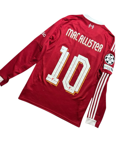 Liverpool Football Shirt Home 2025/2026 Mac Allister 10 UCL BNWT (S)
