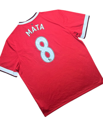 Manchester United Football Shirt 2014/2015 Home Mata 8 (XL)