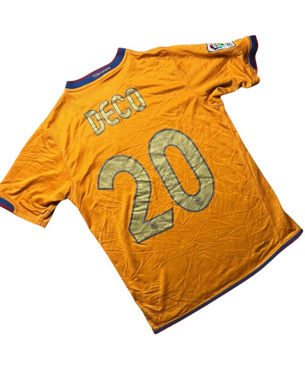 Barcelona Football Shirt Away 2006/2008 Deco 20 (S)