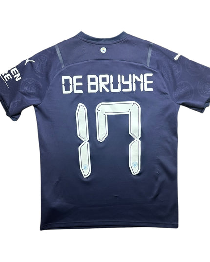 Manchester City Football Shirt 2021/2022 Third De Bruyne 17 (Kids XL)