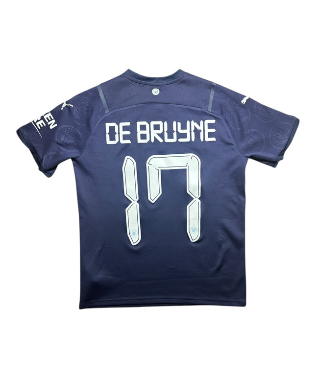 Manchester City Football Shirt 2021/2022 Third De Bruyne 17 (Kids XL)