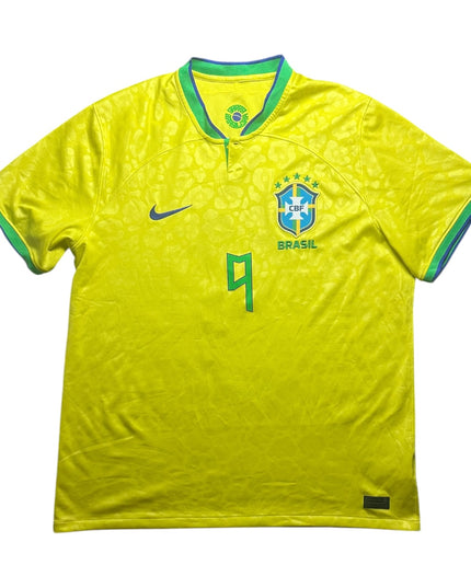 Brazil Football Shirt Home 2022/2023 Richarlison 9 (XL)