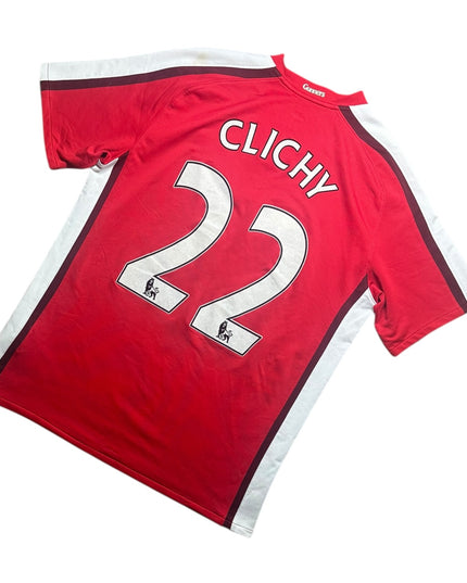 Arsenal Football Shirt 2008/2010 Home Clichy 22 (L)