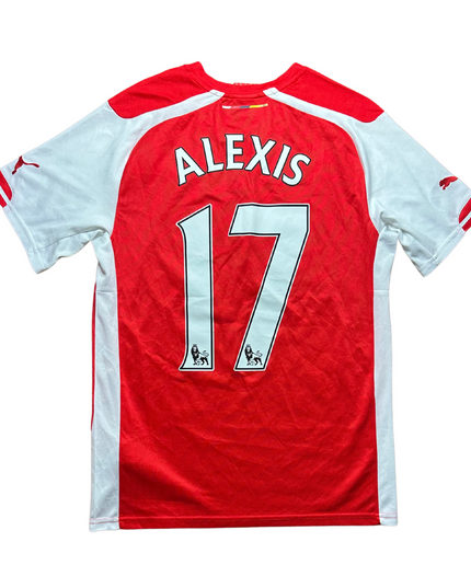 Arsenal Football Shirt 2014/2015 Home Alexis 17 (S)