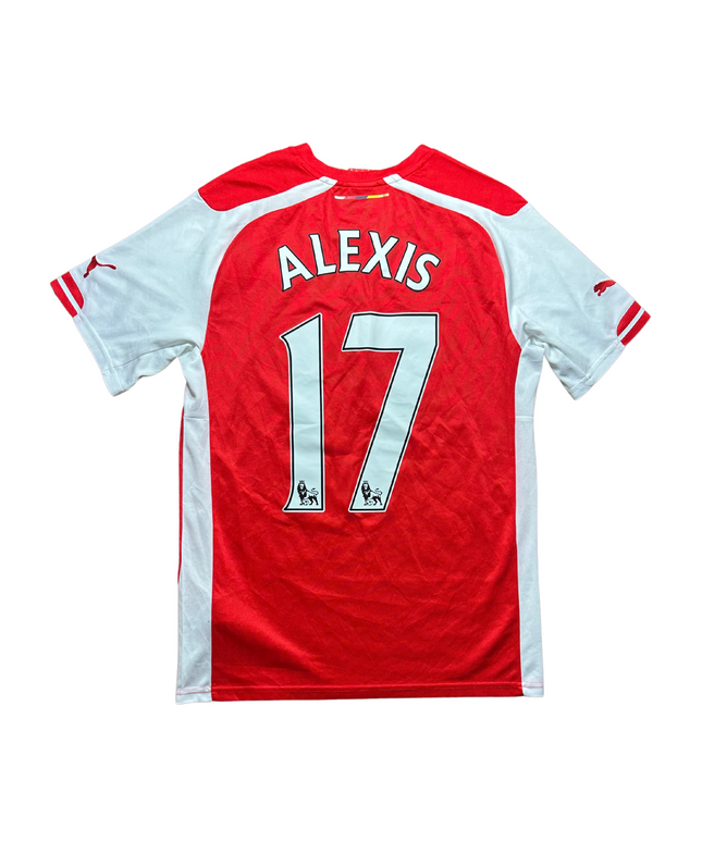 Arsenal Football Shirt 2014/2015 Home Alexis 17 (S)