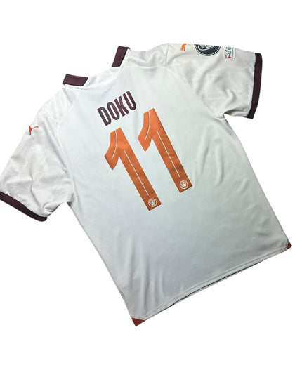 Manchester City Football Shirt Away 2023/2024 Doku 11 (L)