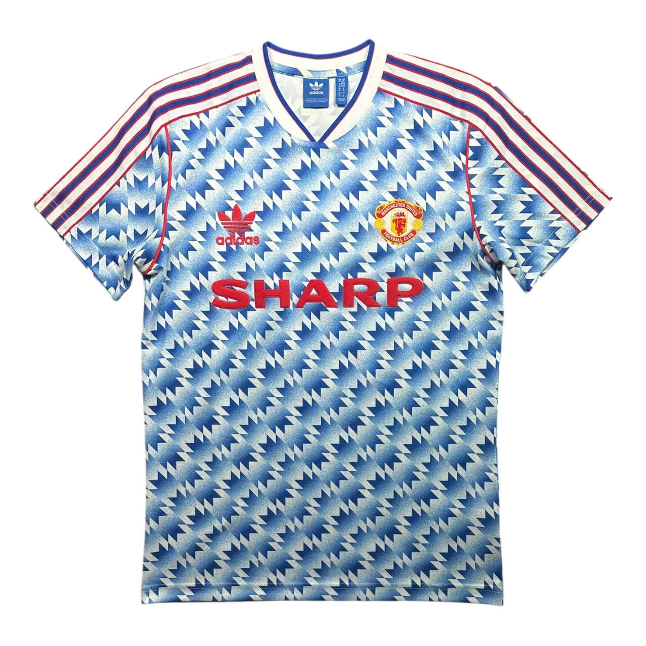 Manchester United Football Shirt Adidas Originals 1990/1992 Official Re-Release (M)