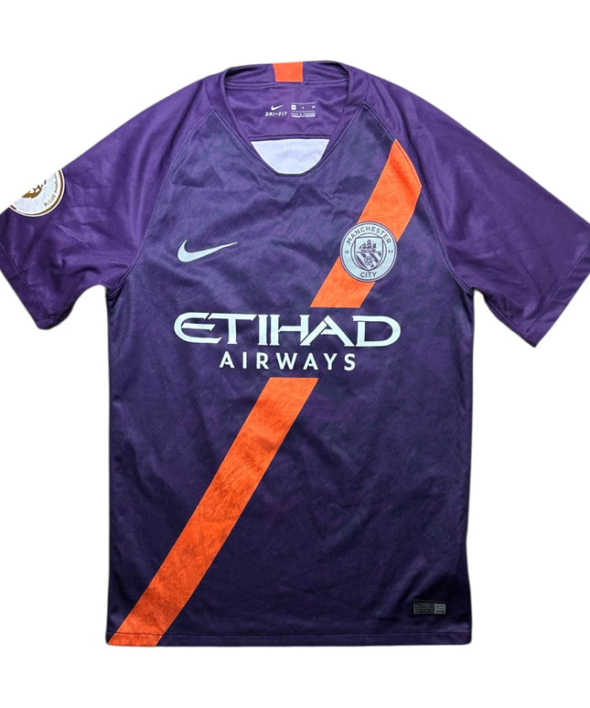 Manchester City Football Shirt 2017/2018 Third Kun Aguero 10 (S)