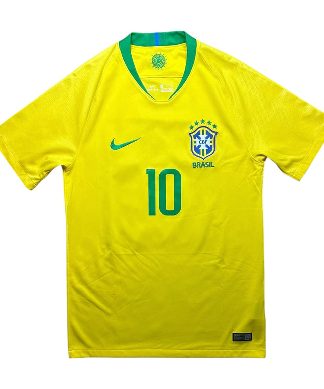 Brazil Football Shirt Home 2018/2019 Neymar 10 (S)