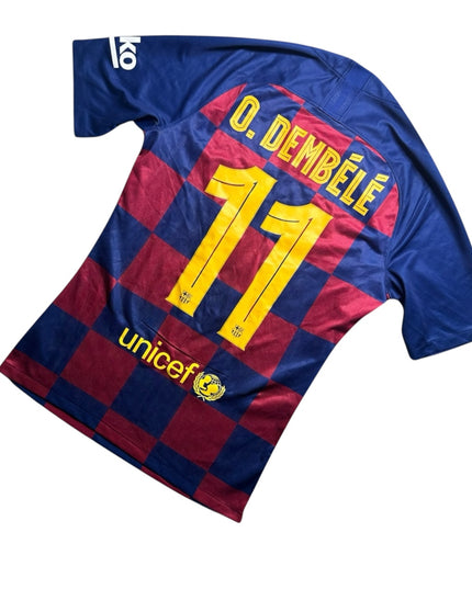 Barcelona Football Shirt Home 2019/2020 Player Issue O.Dembele 11 (M)