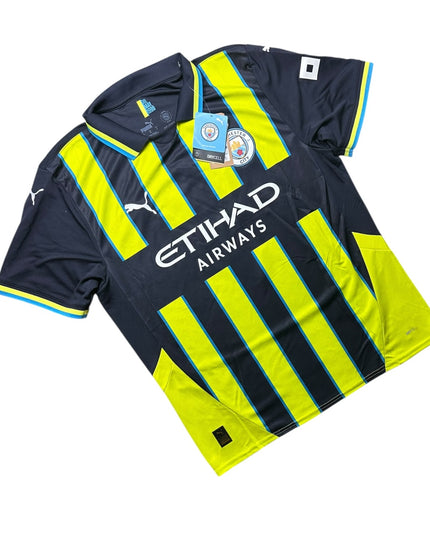 Manchester City Football Shirt 2024/2025 Away Haaland 9 BNWT (L)