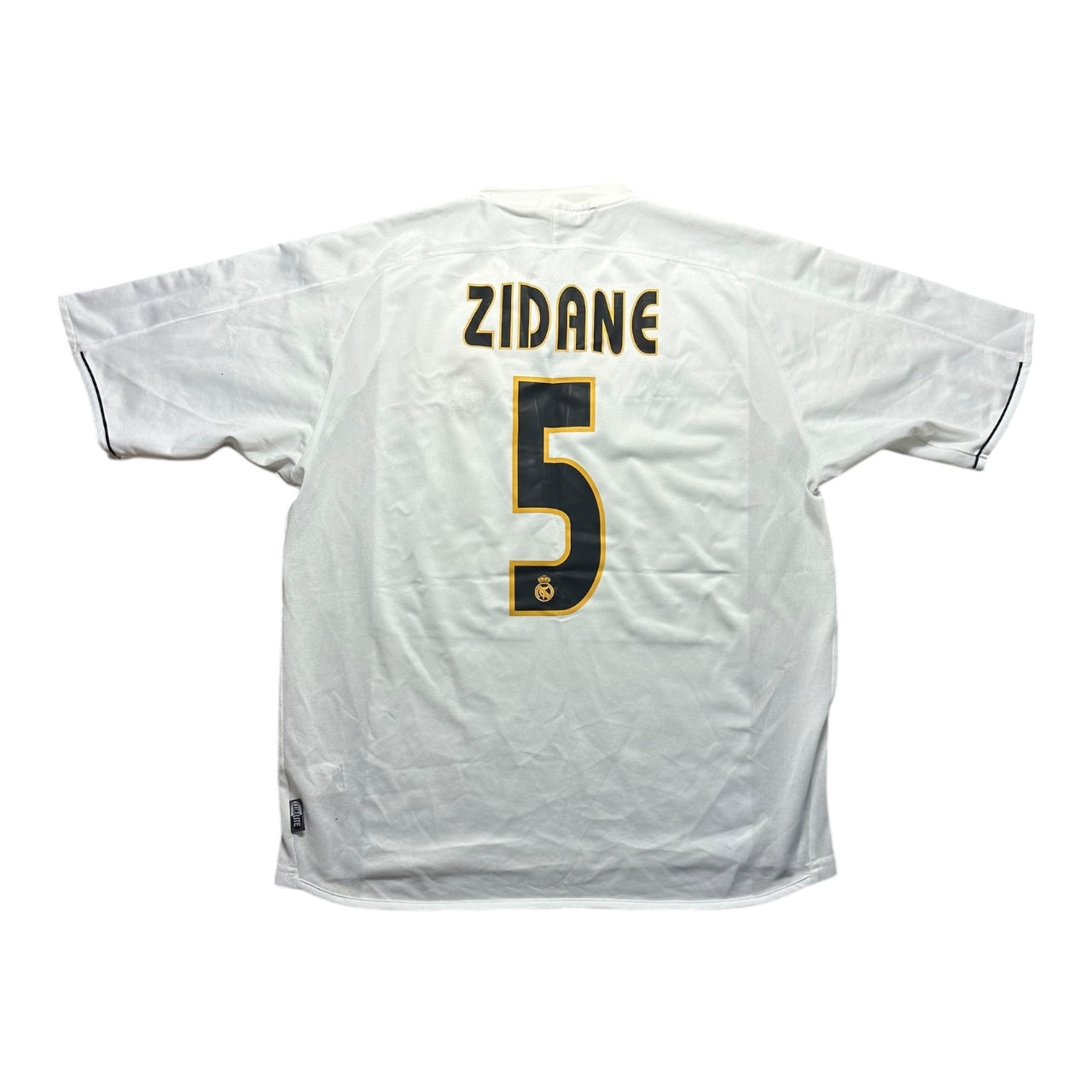 Real Madrid 2003/2004 Home Football Shirt Zidane 5 (L)