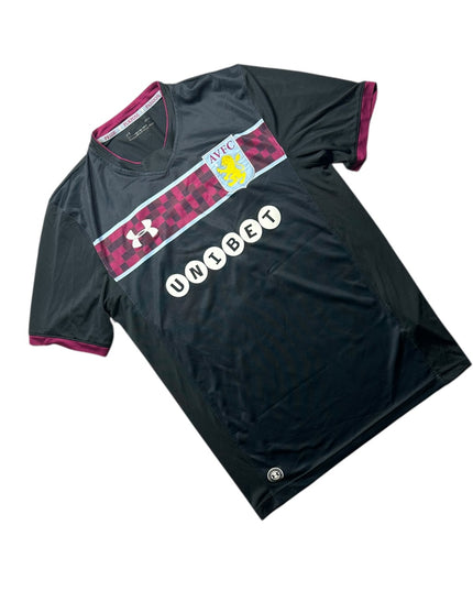 Aston Villa Football Shirt Away 2017/2018 Terry 26 (M)