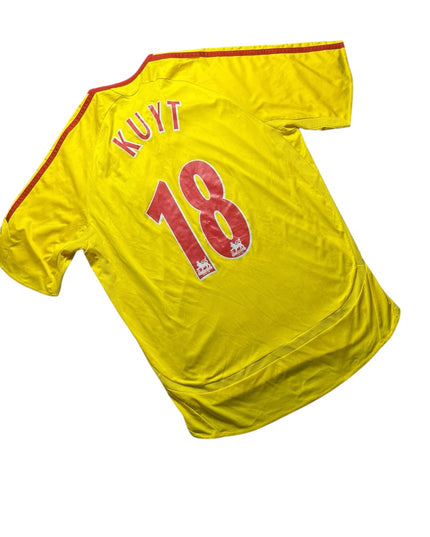 Liverpool Football Shirt Away 2006/2007 Kuyt 18 (M)