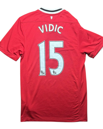 Manchester United Football Shirt Home 2011/2012 Vidic 15 (S)
