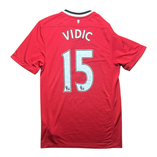 Manchester United Football Shirt Home 2011/2012 Vidic 15 (S)