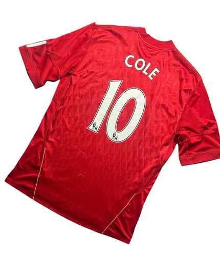 Liverpool Football Shirt 2010/2012 Home Cole 10 (L)