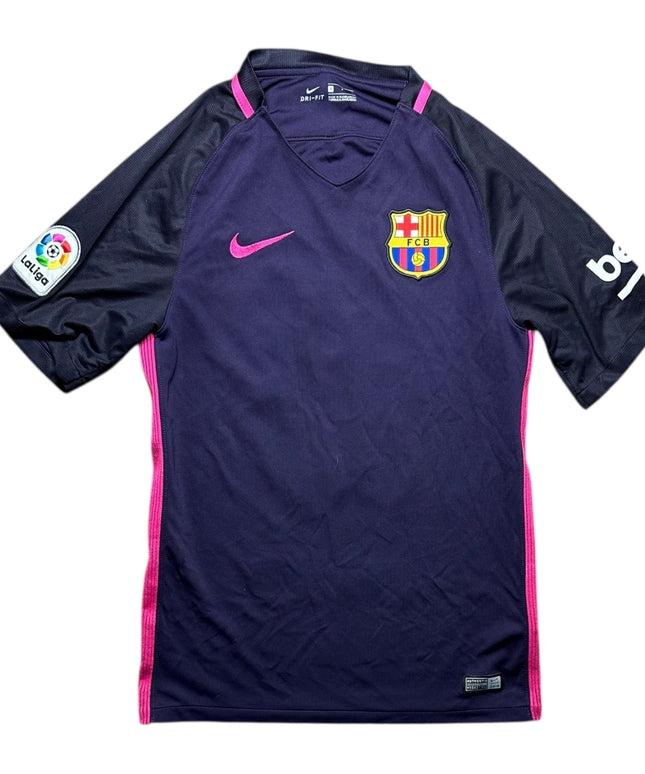 Barcelona Football Shirt Away 2016/2017 Messi 10 (S)