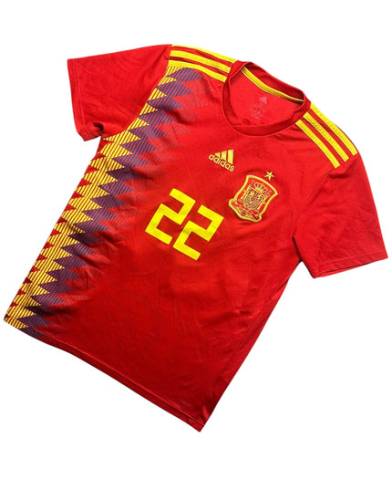 Spain Football Shirt Home 2017/2019 Isco 22 (S)