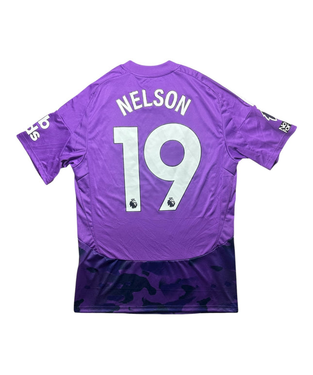 Fulham Football Shirt Third 2024/2025 Reiss Nelson 19 (M)