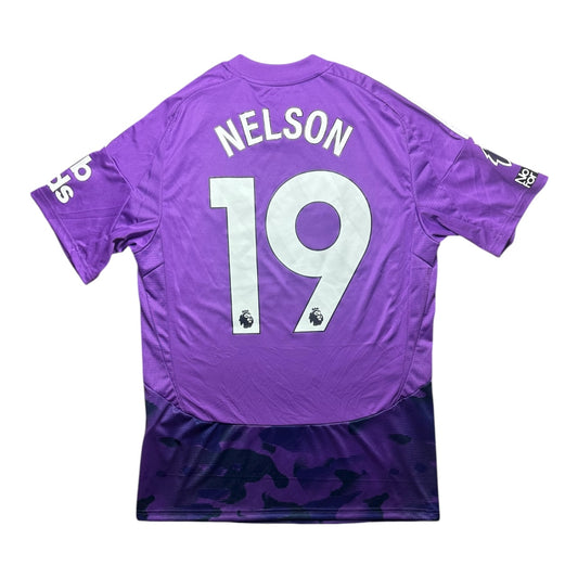 Fulham Football Shirt Third 2024/2025 Reiss Nelson 19 (M)