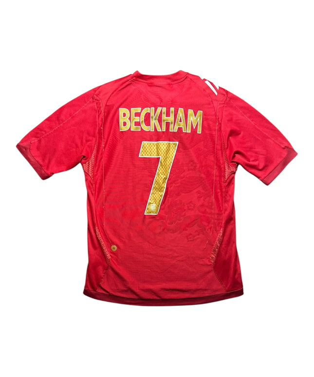 England Football Shirt 2006 Away Beckham 7 (M)