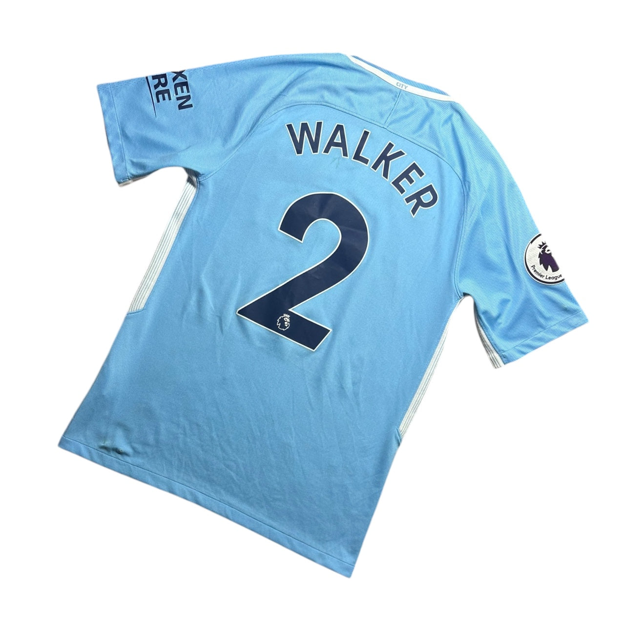 Manchester City Football Shirt 2017/2018 Home Walker 2 (S)