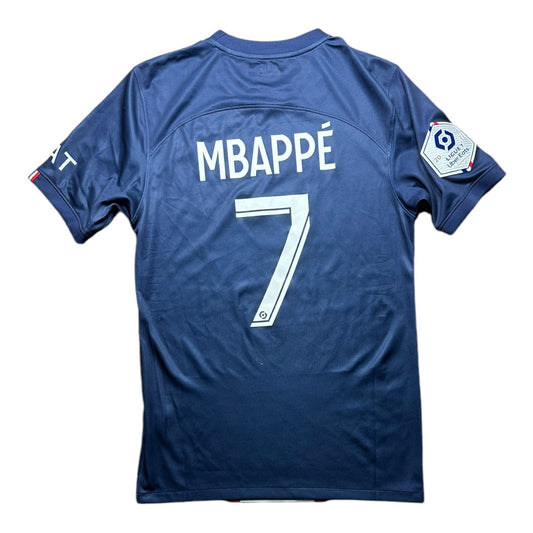 Paris Saint Germain Football Shirt 2022/2023 Home Mbappe 7 (S)