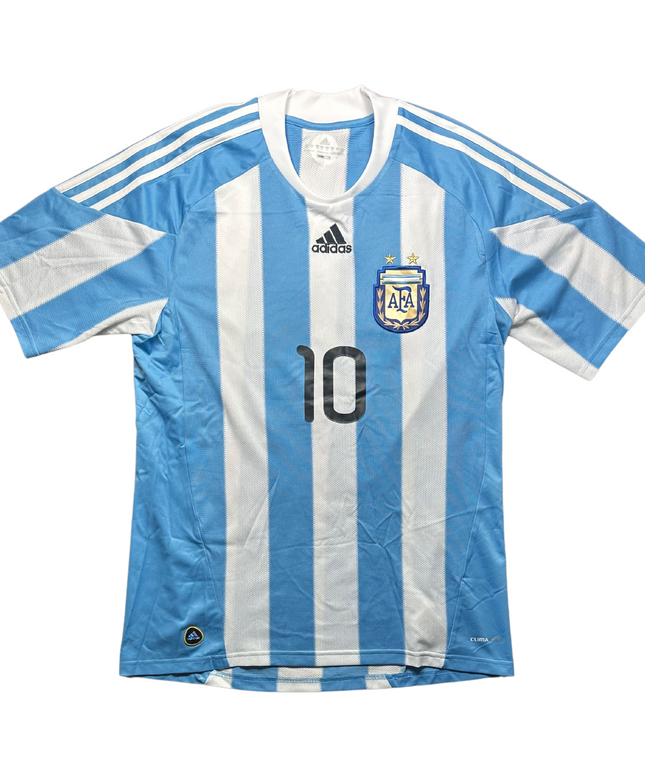Argentina 2010/2011 Home Football Shirt Messi (10)