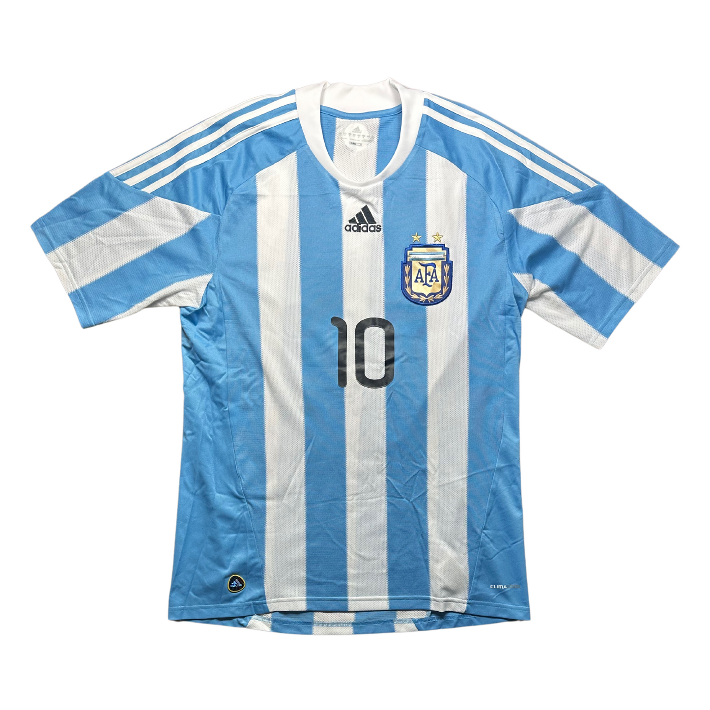 Argentina 2010/2011 Home Football Shirt Messi (10)