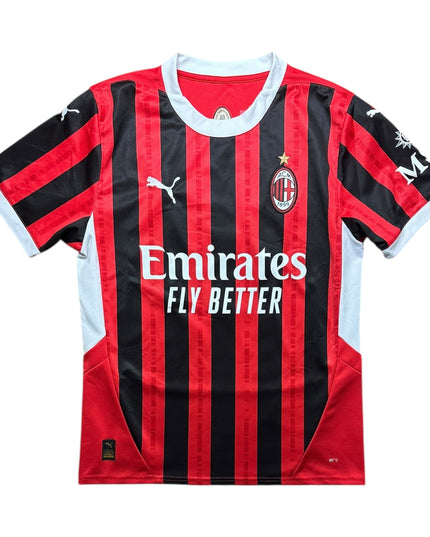 AC Milan Football Shirt Home 2024/2025 Rafa Leao 10 (M)